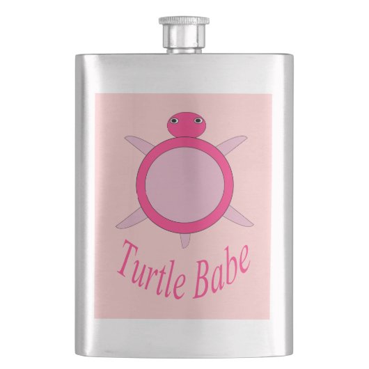 Cute roze schildpadkolven flacon (Voorkant)