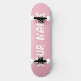 Cute roze skateboard