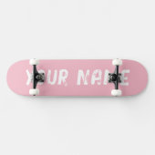 Cute roze skateboard (Horizontaal)