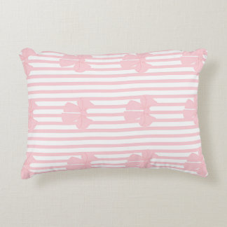 Cute Roze Strik Kussen | Coquette Worpkussen | Mei