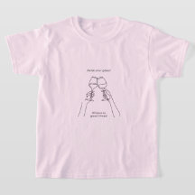 Cute Roze T-Shirt | Meisjesachtig Esthetisch Shirt