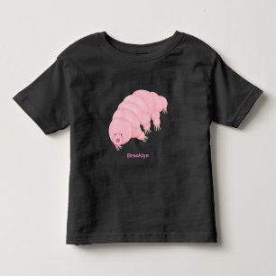 Cute roze tardigrade water beer cartoon kinder shirts