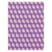 Cute roze tardigrade water beer cartoon tafelkleed (Voorkant)