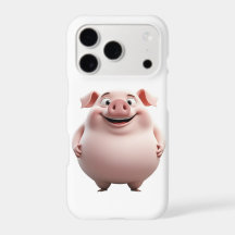 Cute Roze Varkenshoesje voor iPhone 17 Pro