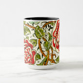 Cute Rozen William Morris Wallpaper Mok (Midden)