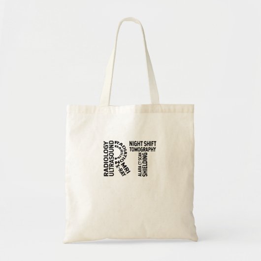 Cute RT Acronym Tote Bag (Voorkant)