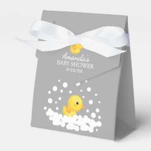 Cute Rubber Duck Baby shower Favor Box Bedankdoosjes