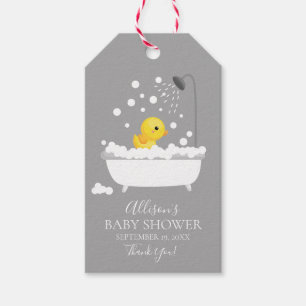 Cute Rubber Duck Baby shower Favor Gift Label Cadeaulabel