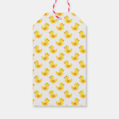 Cute Rubber Duck Baby shower Favor Gift Label Cadeaulabel (Achterkant)