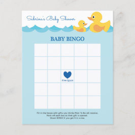 Cute Rubber Duck Theme Baby shower Game