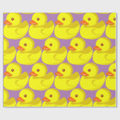 Cute Rubber Duck Thunder_Cove Cadeaupapier (Vlak)
