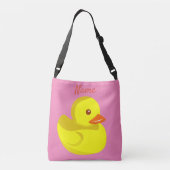 Cute Rubber Duck Thunder_Cove Crossbody Tas (Achterkant)