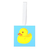 Cute Rubber Duck Thunder_Cove Kubus Ornament (Voorkant)