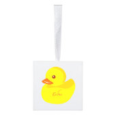 Cute Rubber Duck Thunder_Cove Kubus Ornament (Rechts)