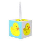 Cute Rubber Duck Thunder_Cove Kubus Ornament (Achter hoekig)