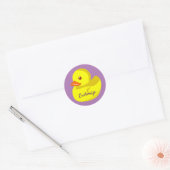 Cute Rubber Duck Thunder_Cove Ronde Sticker (Envelop)