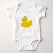 Cute Rubber Ducky/Blue Bubbles Romper (Voorkant)
