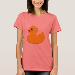 Cute Rubber Ducky/Blue Bubbles T-shirt