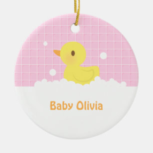 Cute Rubber Eendje in Badkamer Nursery Decor Keramisch Ornament