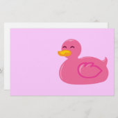 Cute Rubberducky Briefpapier (Voorkant / Achterkant)