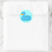 Cute Rubberducky Ronde Sticker (Tas)