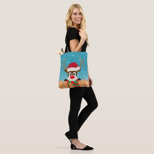 Cute Rudolph the Red Nose Reindeer | CANVAS TAS (Op model)