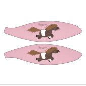 Cute run Shetland pony illustration Basketbal (Panelen)