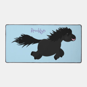 Cute run Shetland pony illustration Bureaumat