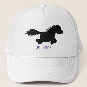 Cute run Shetland pony illustration Trucker Pet