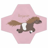 Cute run Shetland pony illustration Voetbal (Enkel)