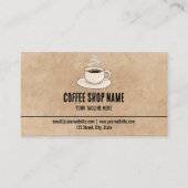 Cute Rustic Cafe Winkelbeloning Klantenkaartje (Voorkant)