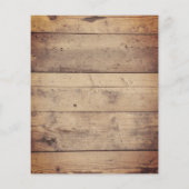 Cute Rustic Deer Couple Baby shower Budget Uitnodi (Achterkant)