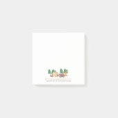 Cute Rustic Forest Woodland Animal Post-it Notes (Voorkant)