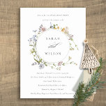Cute Rustic Meadow Floral Fiançailles Invitation<br><div class="desc">Si vous avez besoin d'une personnalisation supplémentaire,  n'hésitez pas à m'envoyer un message sur yellowfebstudio@gmail.com .</div>
