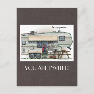 Cute RV Fifth Wheel Camper Travel Trailer Kaart