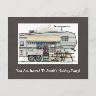 Cute RV Fifth Wheel Camper Travel Trailer Kaart