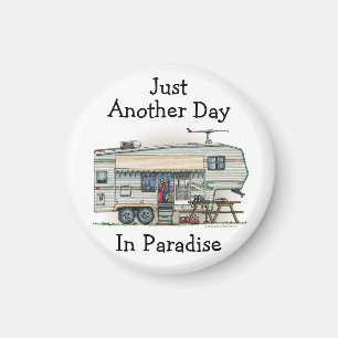 Cute RV  Fifth Wheel Camper Travel Trailer Magneet