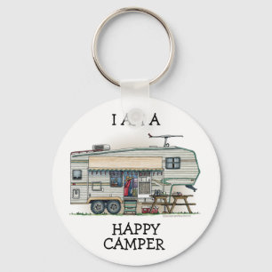 Cute RV Fifth Wheel Camper Travel Trailer Sleutelhanger
