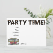 Cute RV  Popup Camper Travel Trailer Kaart (Staand voorkant)