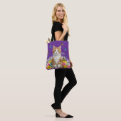 Cute Sac fourre-tout chat et papillon (Sur le modèle)