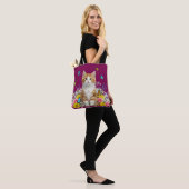Cute Sac fourre-tout chat et papillon (Sur le modèle)