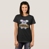 Cute Sad Koala Beer met klimaatverandering is echt T-shirt (Voorkant volledig)
