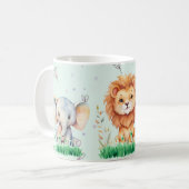 Cute Safari Animal 11 oz Mug Pour Enfants (Devant gauche)
