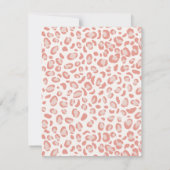 Cute Safari Animals Girls Note Card Notitiekaartje (Achterkant)