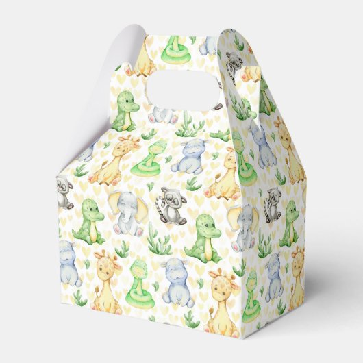 Cute Safari Animaux Ballotins (Verso)