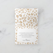 Cute Safari Animaux bébé fille Douche Merci (Intérieur)