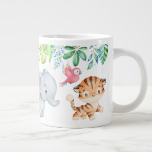 Cute Safari Baby Animals Kinder Extra Grote Beker