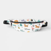 Cute Safari Jungle Animals Personalized Baby Name (Recto)