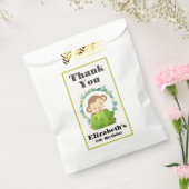 Cute Safari Monkey Birthday Hartelijk dank Bedankzakje (Gezegeld)