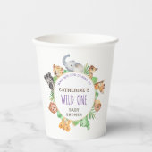 Cute Safari Oerwoud Boys Baby shower Papieren Bekers (Voorkant)